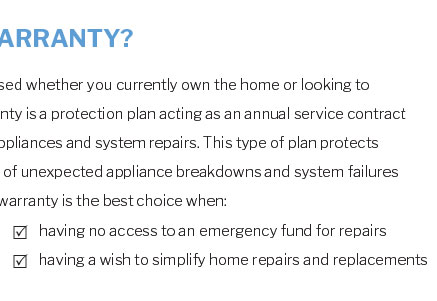 home warranty pima